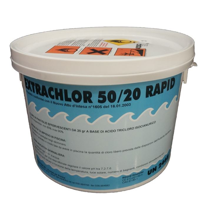 Spa Shock Effervesscenti Cloro in pastiglie effervescenti da 20 grammi per disinfezioni e dosaggi d'urto kg 1