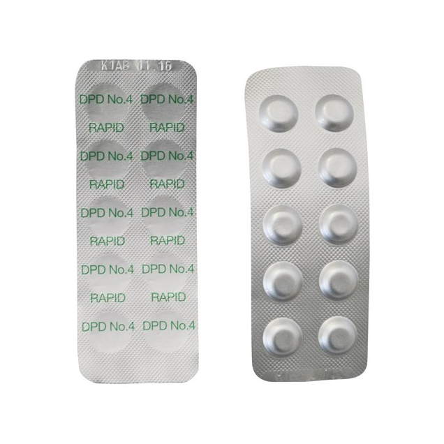 Reagente Per Tester Manuali Dpd4 (Ossigeno) Conf.100 Pastiglie