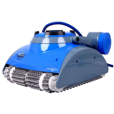 DOLPHIN MASTER M5 con radiocomando, carrello, swivel e spazzole PVC.