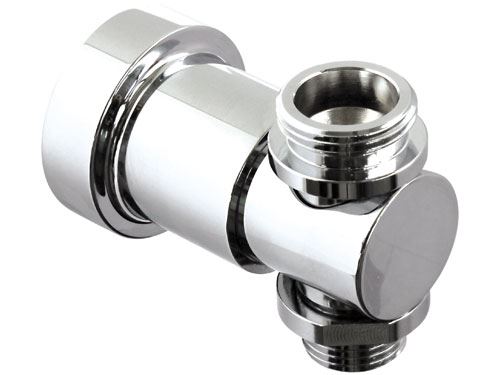 Supporto Inferiore Passaggio Acqua Per Colonna 3/4 - 1/2 Cromo