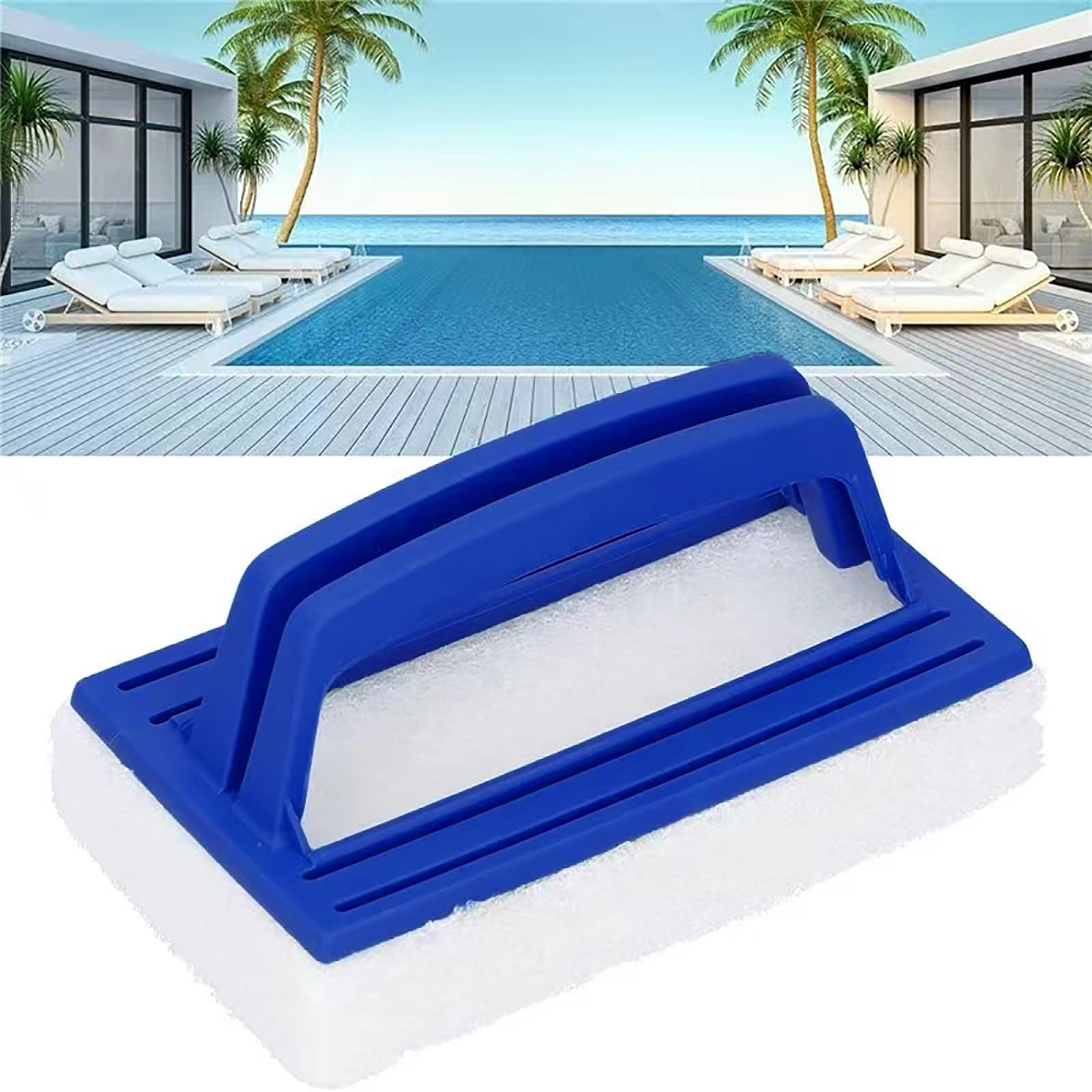 Spazzola abrasiva per pulizia bordo piscina