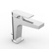 100 - Miscelatore Lavabo 120 Mm Con Scarico Cromo