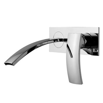 Moon Mix Lavabo A Parete Parti Esterne Cromate