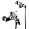 900 - Miscelatore Vasca Con Duplex Cromo Con Leva Cromo