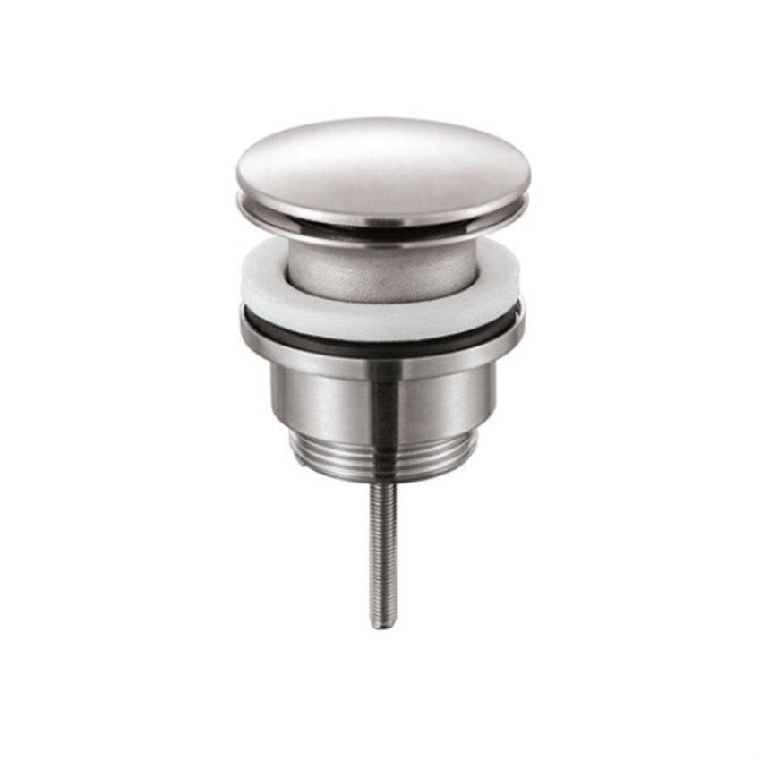 Piletta click-clack con tappo a pressione universale da 1 1/4